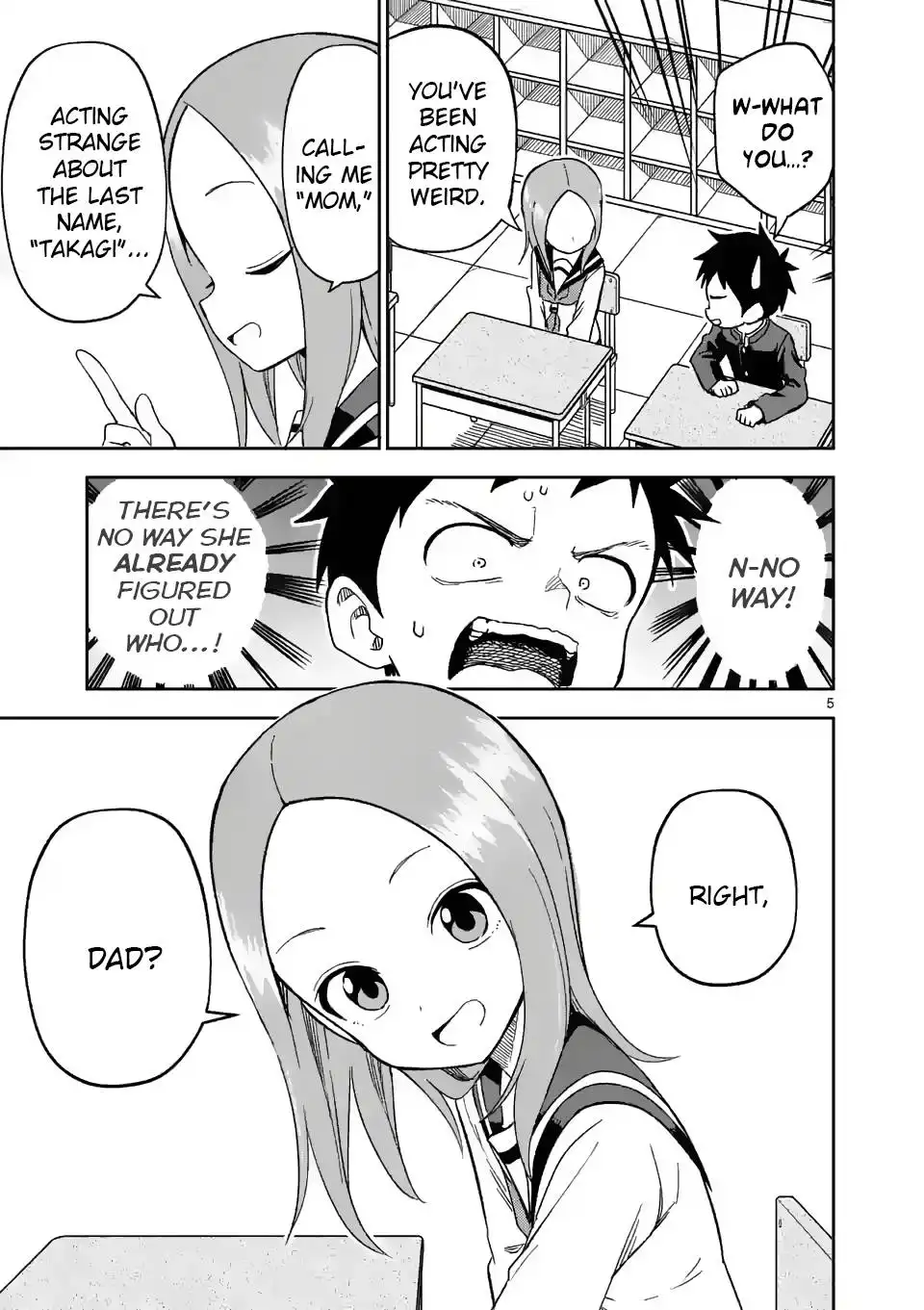 Karakai Jouzu no (Moto) Takagi-san Chapter 190 5